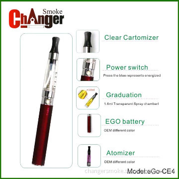 2014 new product electronic cigarette ego ce4 plus starter kit